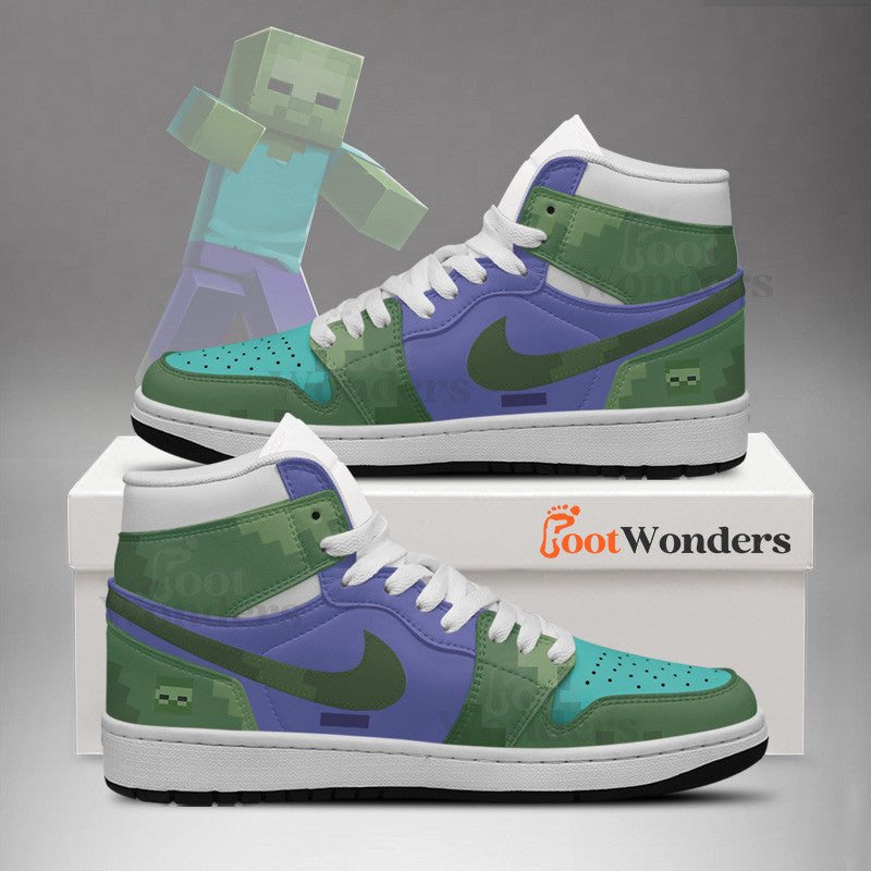 Ideafootwear Zombie AJ1 High Sneakers Shoes For Men And Women