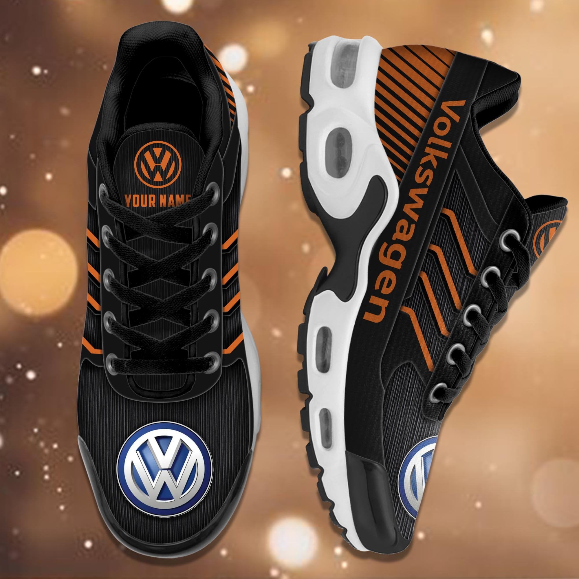 Ideafootwear Volkswagen TN Shoes Sneakers For Men And Women