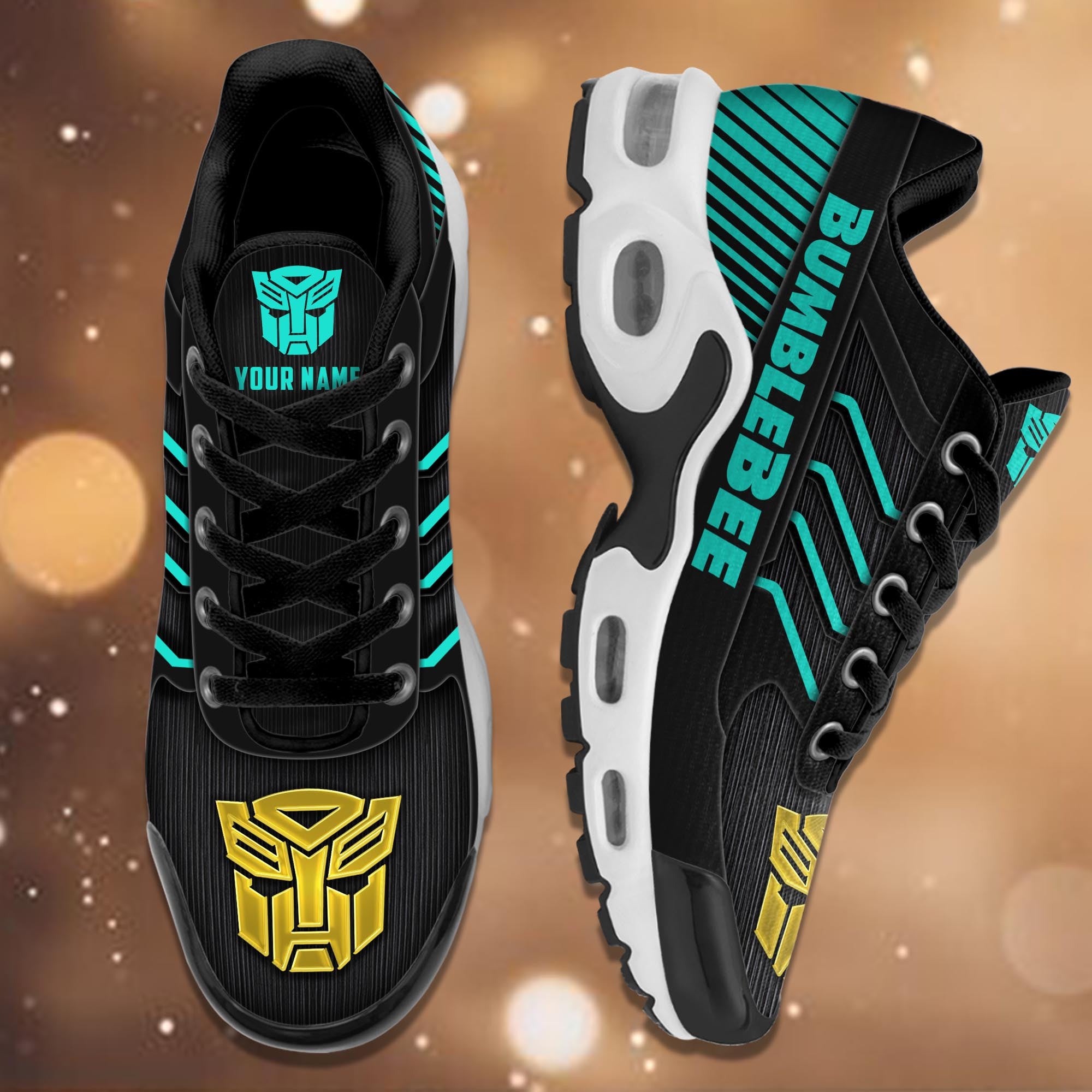 Ideafootwear Bumblebee TN Shoes Sneakers For Men And Women