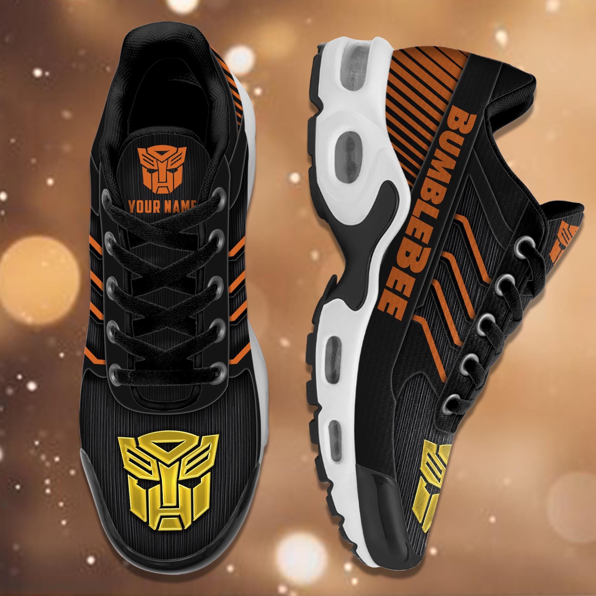 Ideafootwear Bumblebee TN Shoes Sneakers For Men And Women