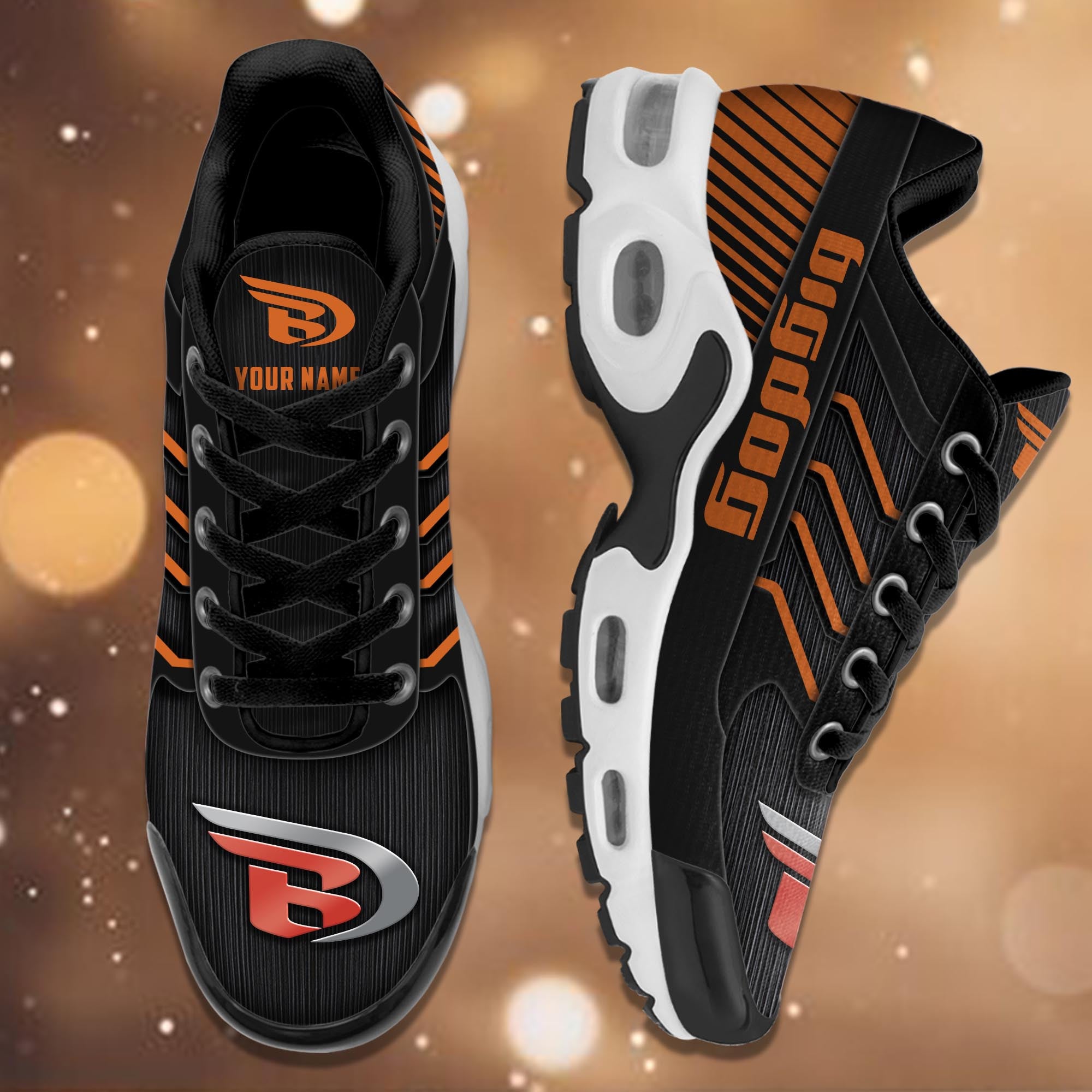 Ideafootwear Big Dog Motorcycles TN Shoes Sneakers For Men And Women