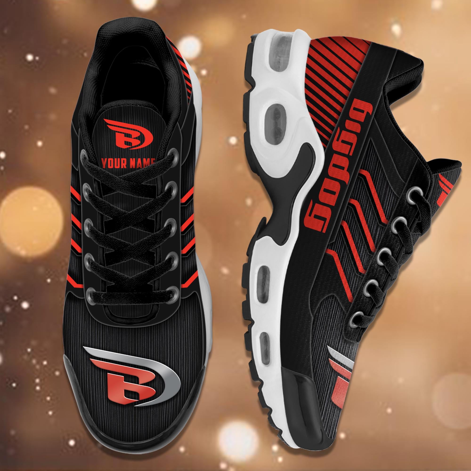 Ideafootwear Big Dog Motorcycles TN Shoes Sneakers For Men And Women