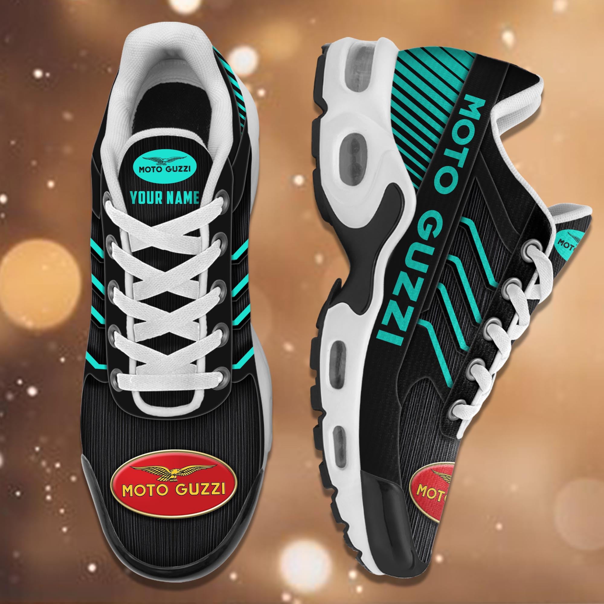 Ideafootwear Moto-Guzzi TN Shoes Sneakers For Men And Women
