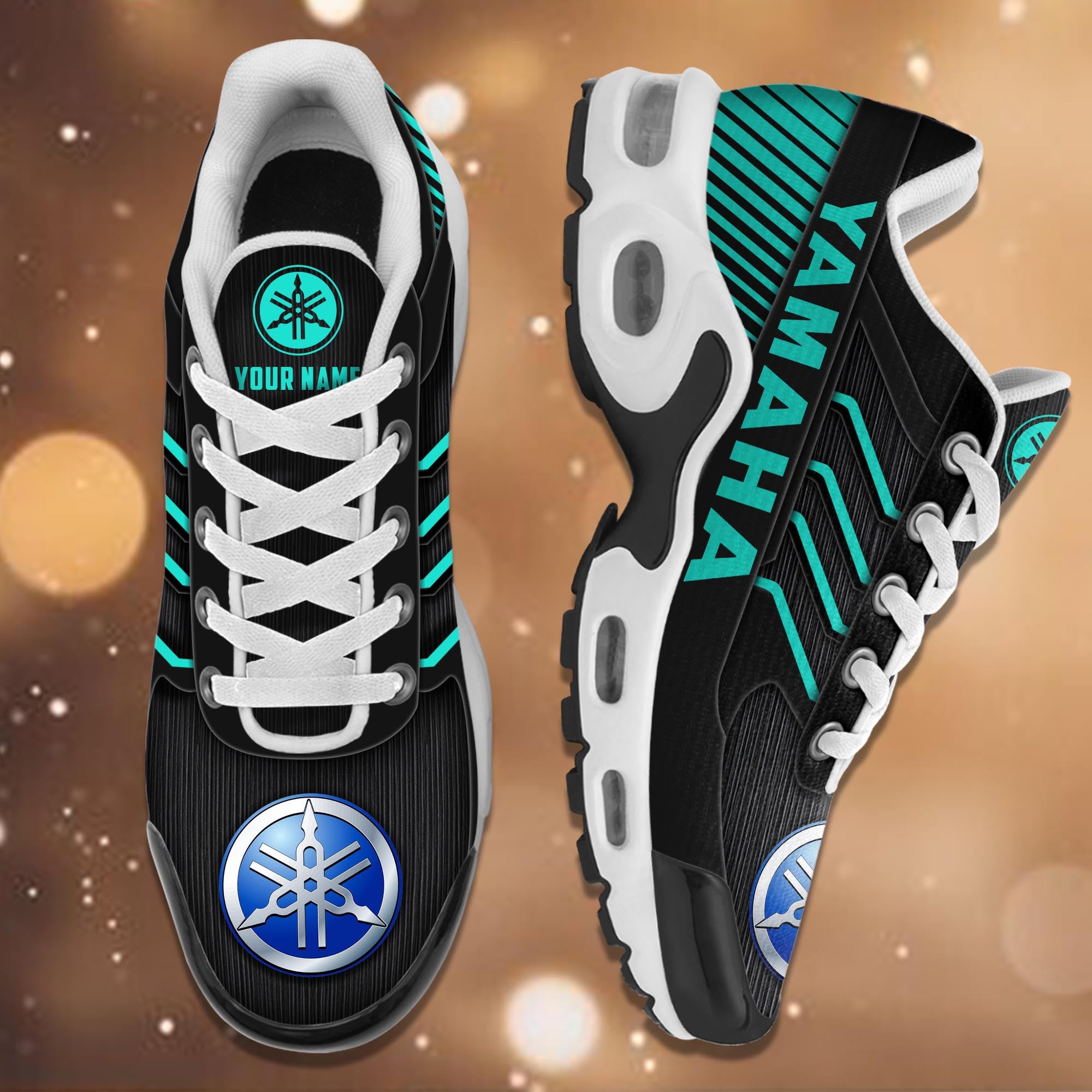 Ideafootwear Yamaha Blue TN Shoes Sneakers For Men And Women