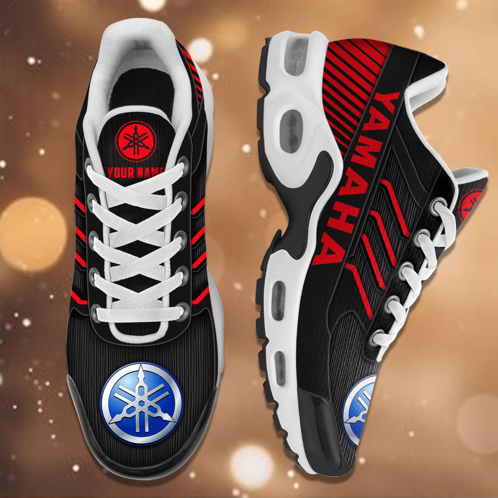 Ideafootwear Yamaha Blue TN Shoes Sneakers For Men And Women