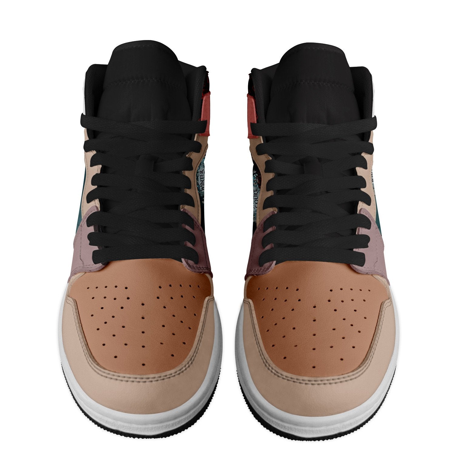 Ideafootwear A Court of Thorns and Roses AJ1 High Sneakers Shoes For Men And Women