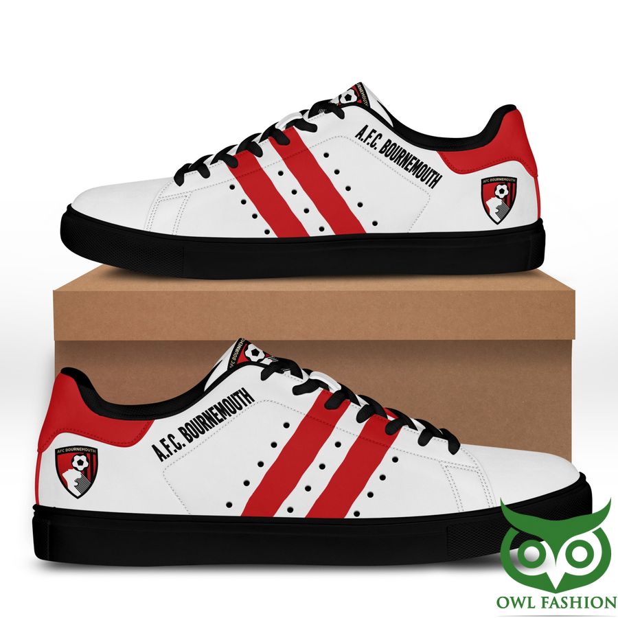 Ideafootwear A.F.C. Bournemouth Skate Stan Shoes Sneakes For Men And Women