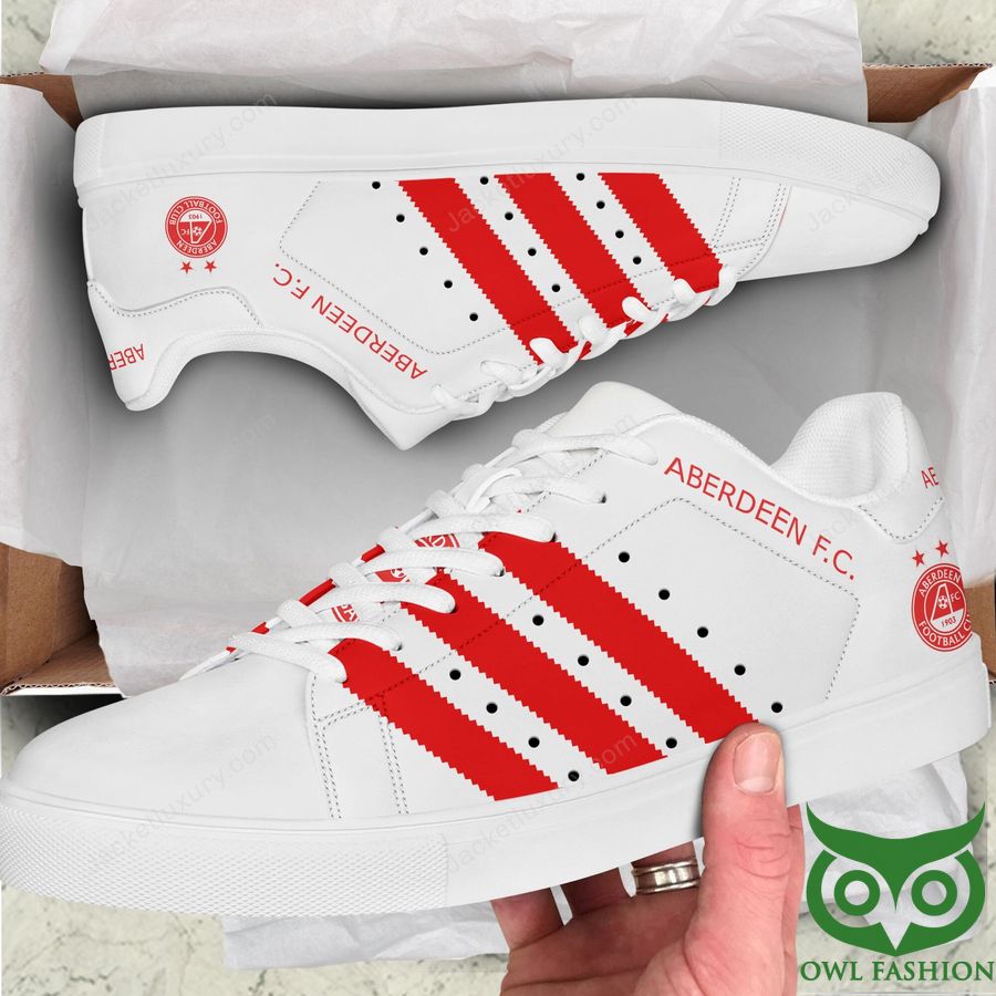 Ideafootwear Aberdeen F.C. Skate Stan Shoes Sneakes For Men And Women