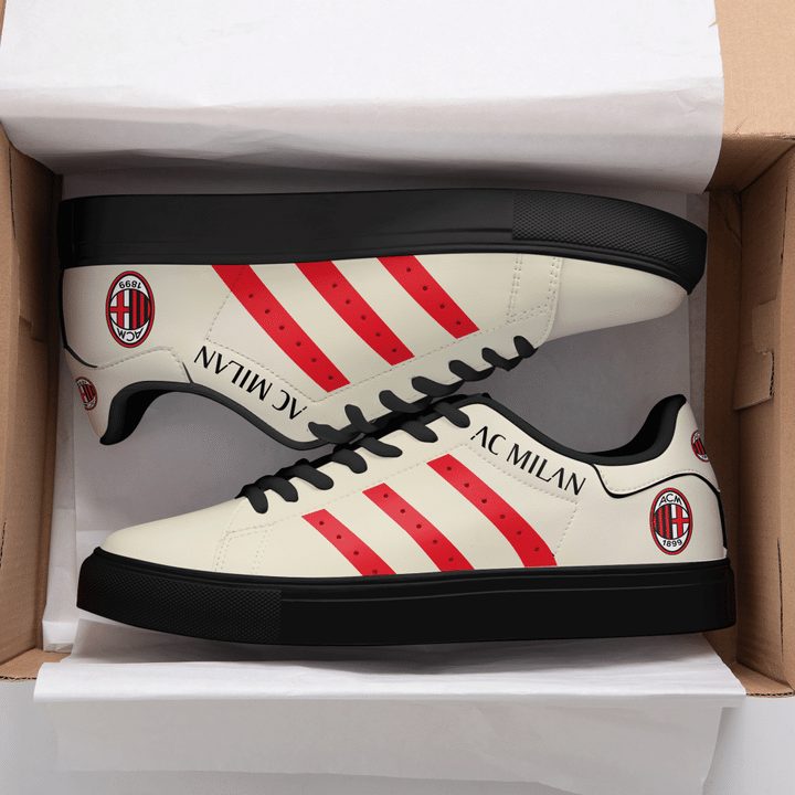 Ideafootwear AC Milan Skate Stan Shoes Sneakes For Men And Women