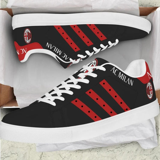 Ideafootwear AC Milan Skate Stan Shoes Sneakes For Men And Women