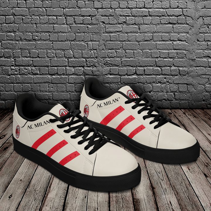 Ideafootwear AC Milan Skate Stan Shoes Sneakes For Men And Women