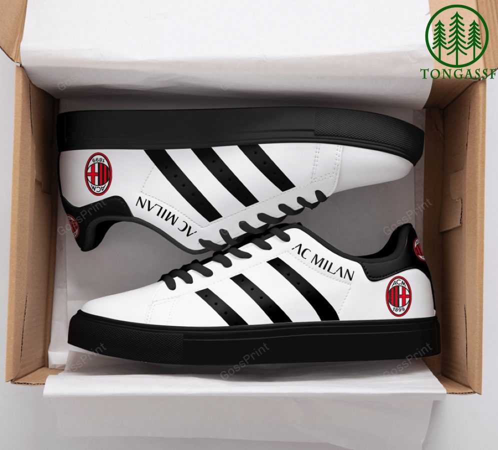 Ideafootwear AC Milan Skate Stan Shoes Sneakes For Men And Women