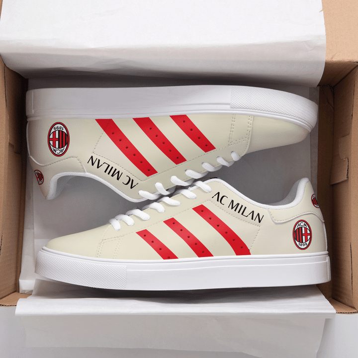 Ideafootwear AC Milan Skate Stan Shoes Sneakes For Men And Women