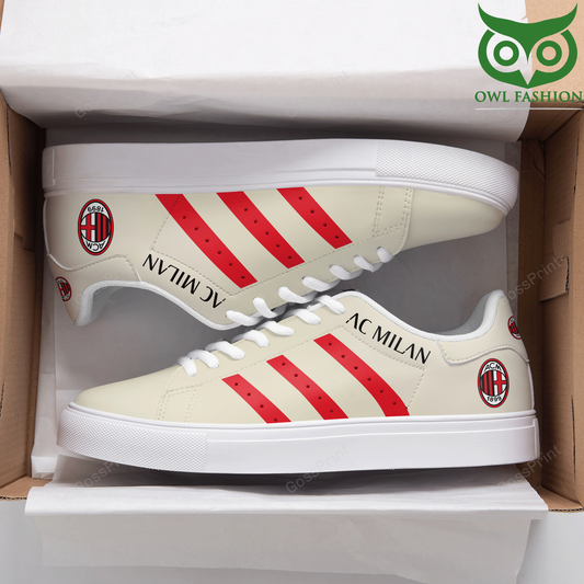 Ideafootwear AC Milan Skate Stan Shoes Sneakes For Men And Women