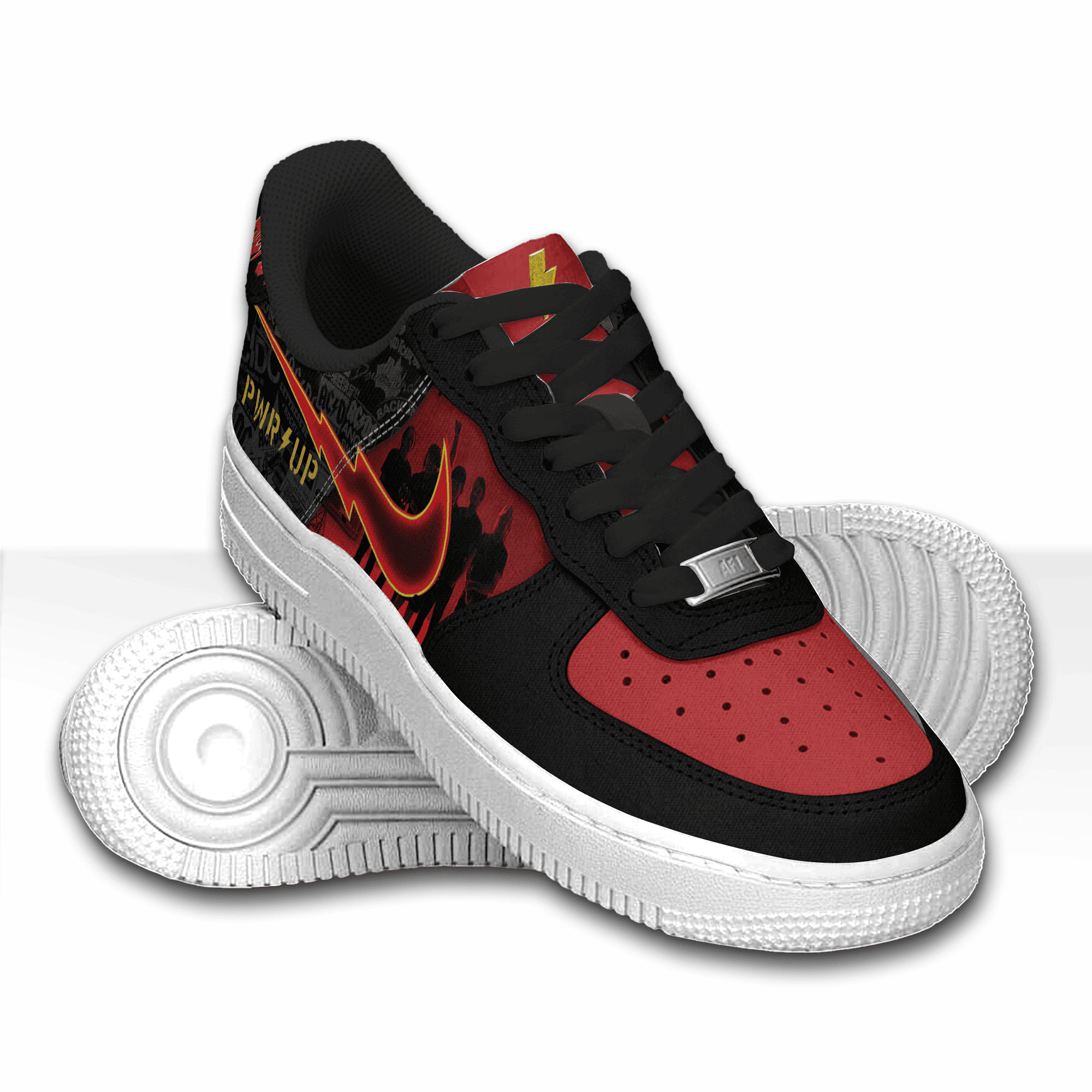 Ideafootwear AC/DC Air Low-Top Sneakers Shoes For Men And Women