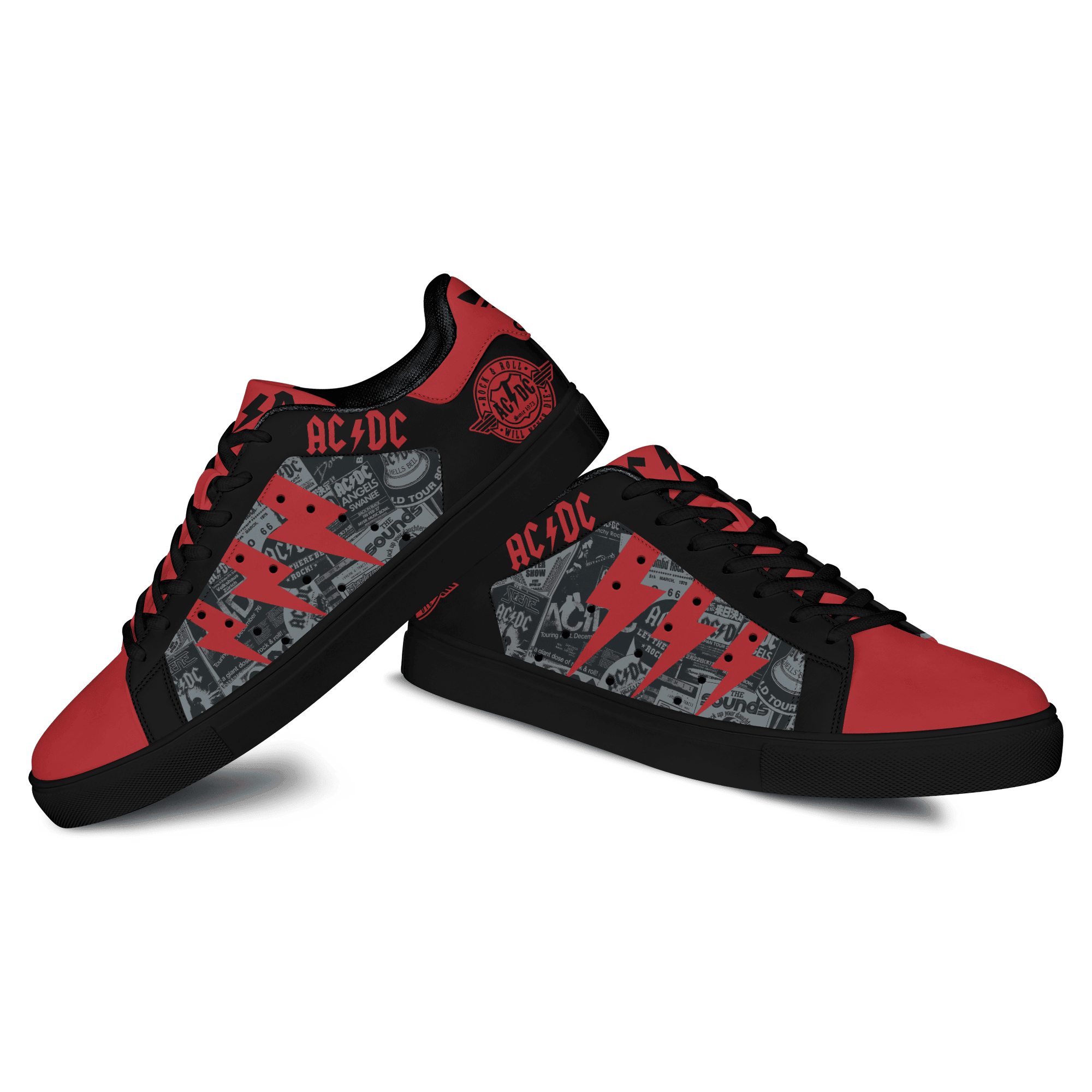 Ideafootwear AC/DC Skate Stan Shoes Sneakes For Men And Women