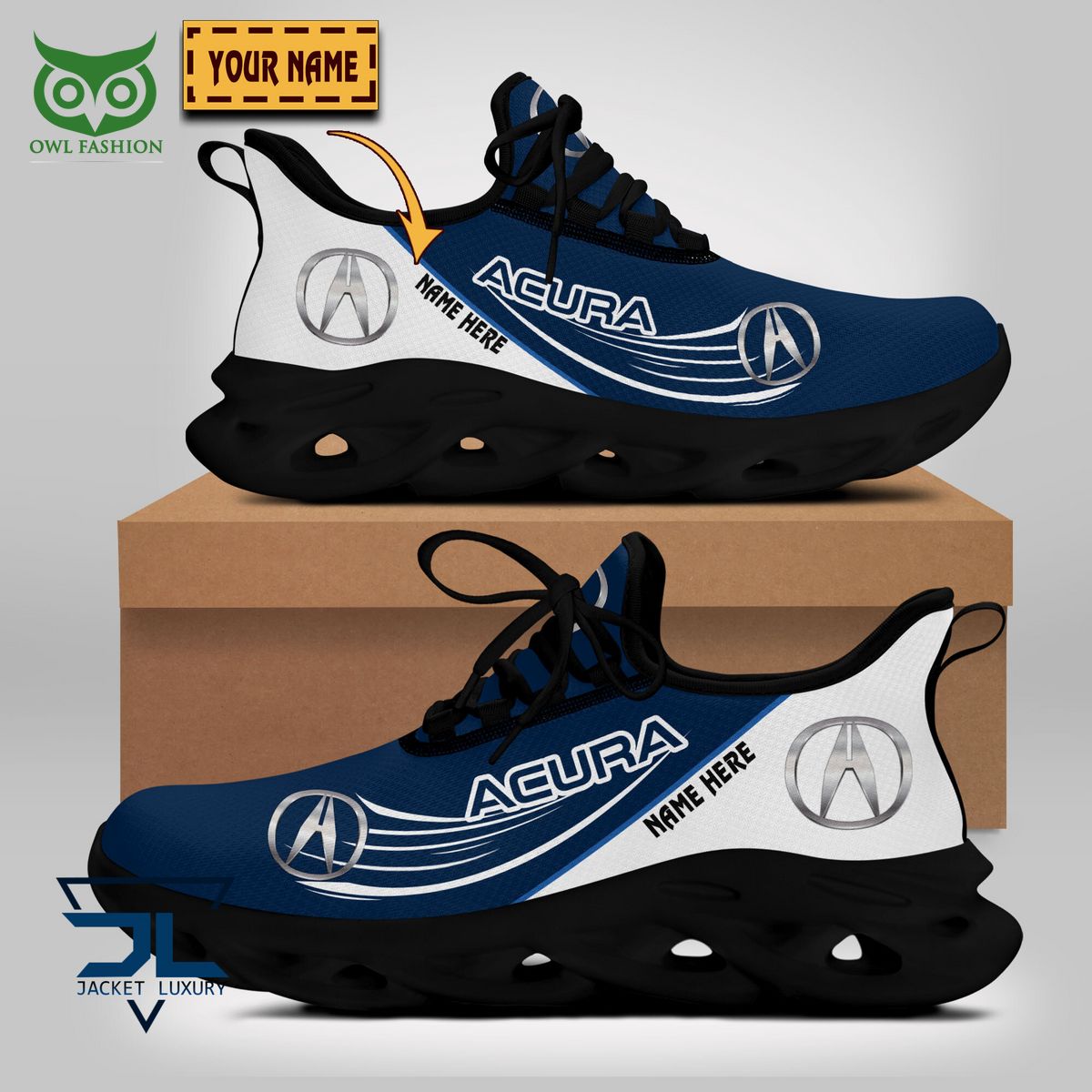 Ideafootwear Acura Car Brand Max Soul Shoes Sneakers For Men And Women