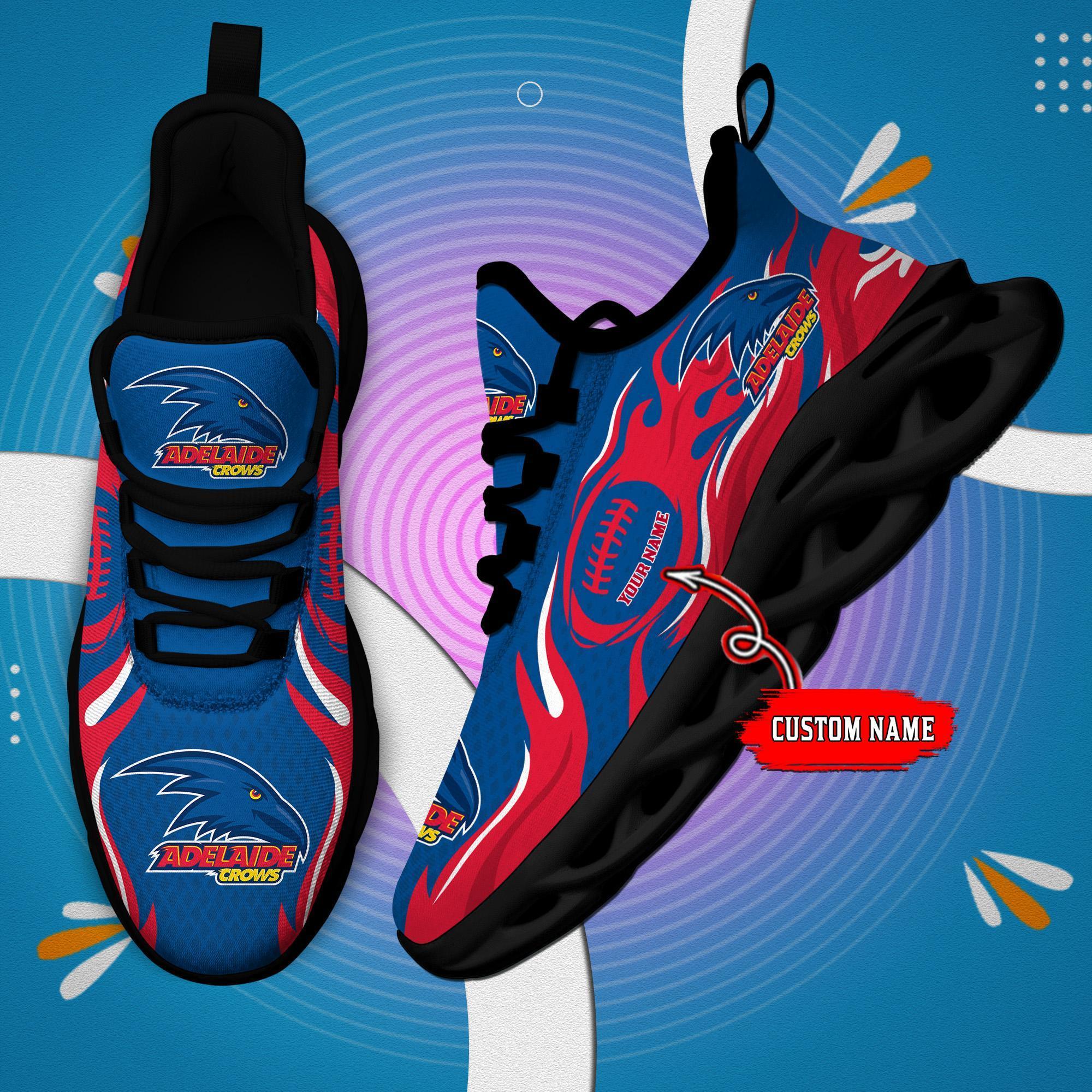 Ideafootwear Adelaide Crows Max Soul Shoes Sneakers For Men And Women