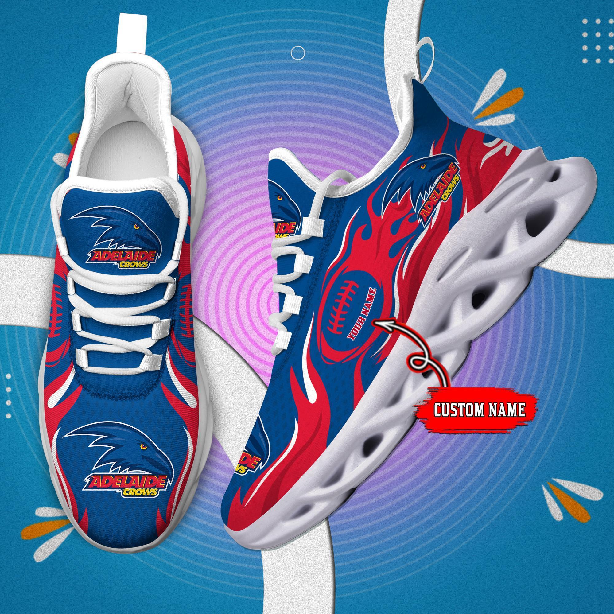 Ideafootwear Adelaide Crows Max Soul Shoes Sneakers For Men And Women