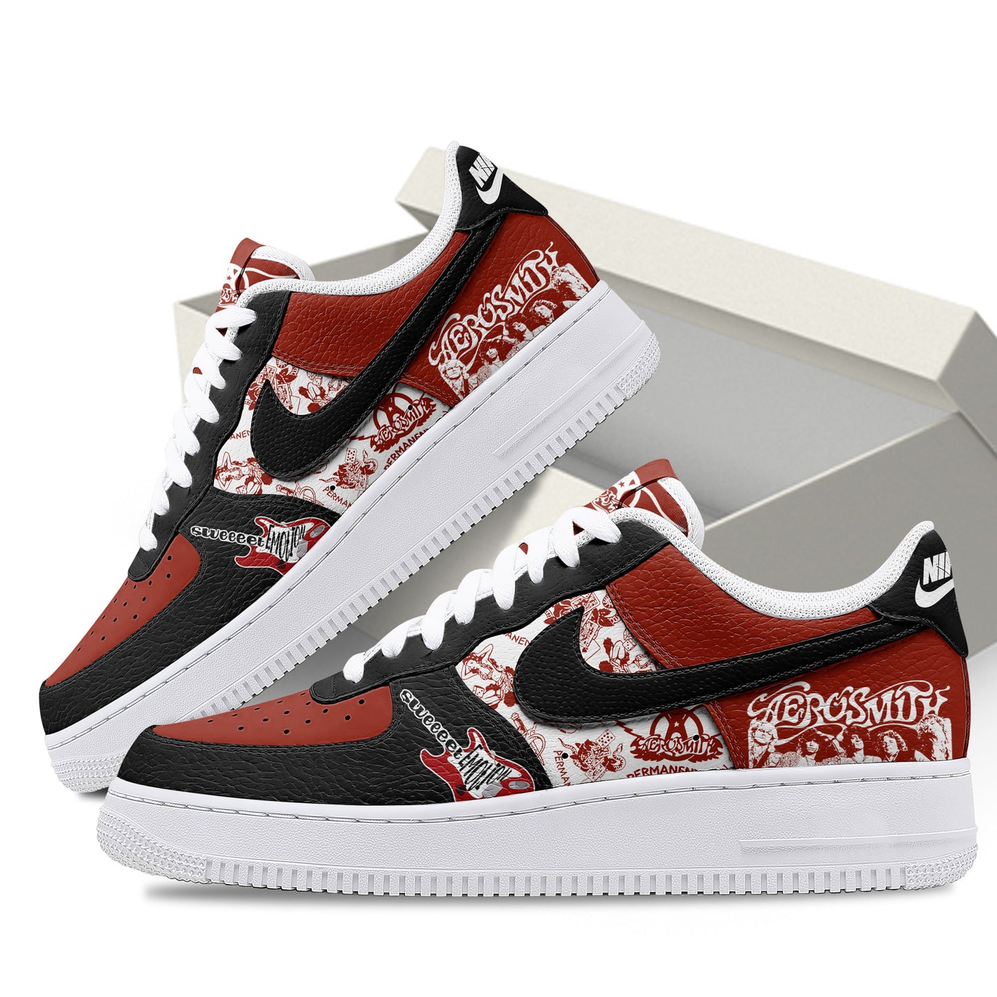 Ideafootwear Aerosmith Air Low-Top Sneakers Shoes For Men And Women