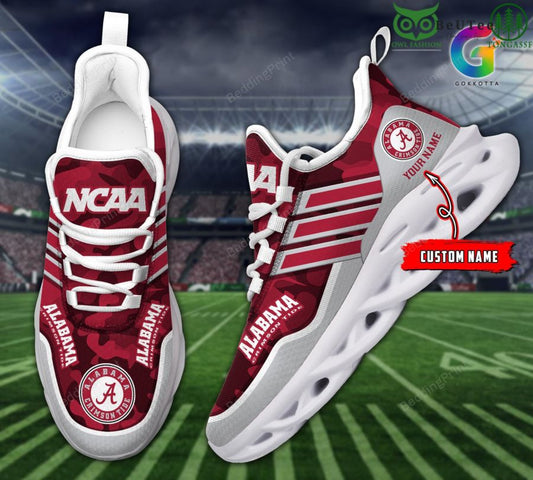 Ideafootwear Alabama Crimson Tide Max Soul Shoes Sneakers For Men And Women