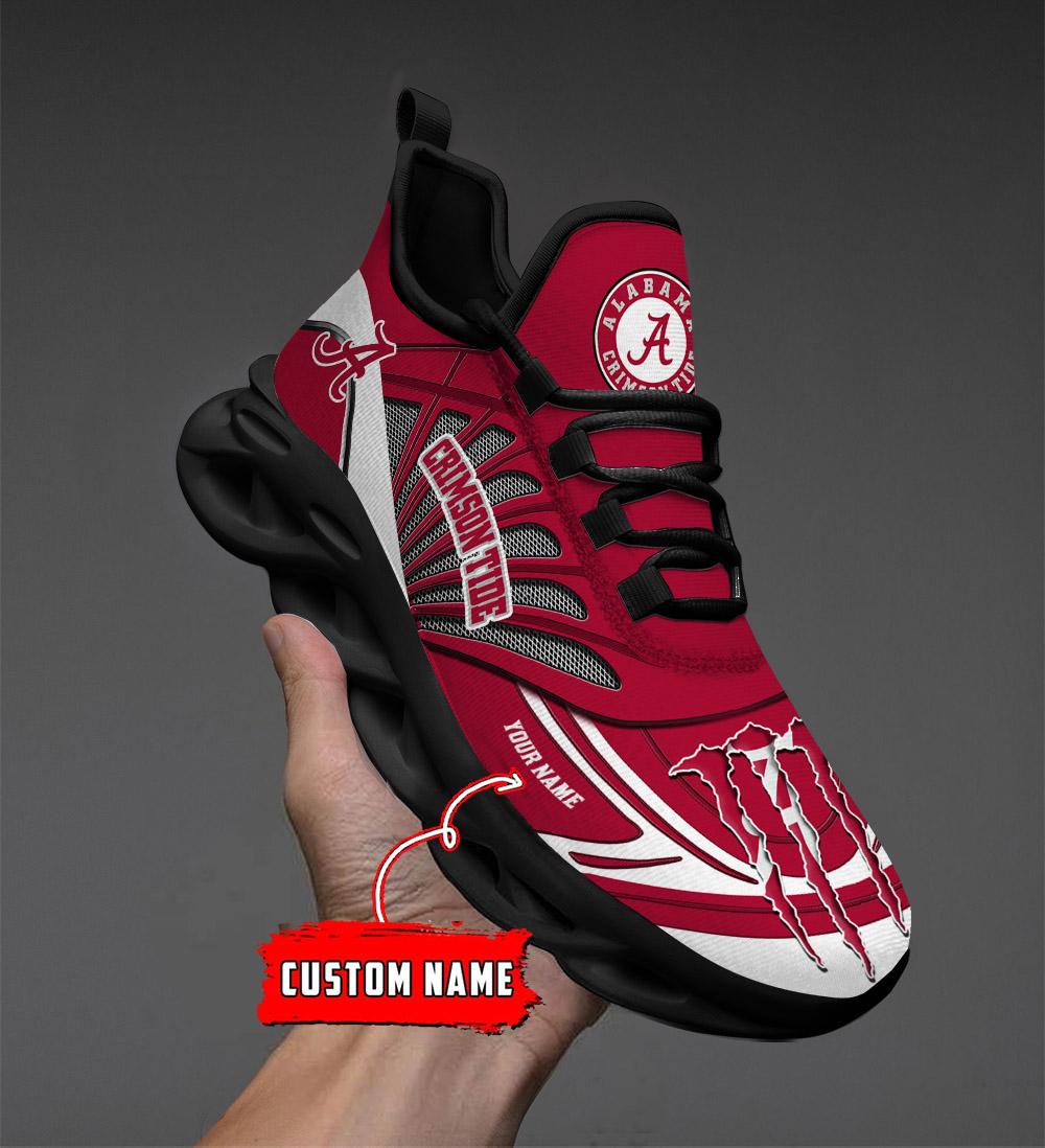 Ideafootwear Alabama Crimson Tide Max Soul Shoes Sneakers For Men And Women
