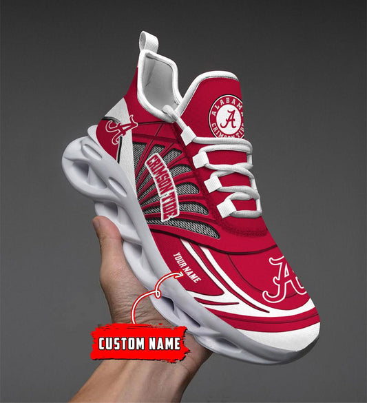 Ideafootwear Alabama Crimson Tide Max Soul Shoes Sneakers For Men And Women