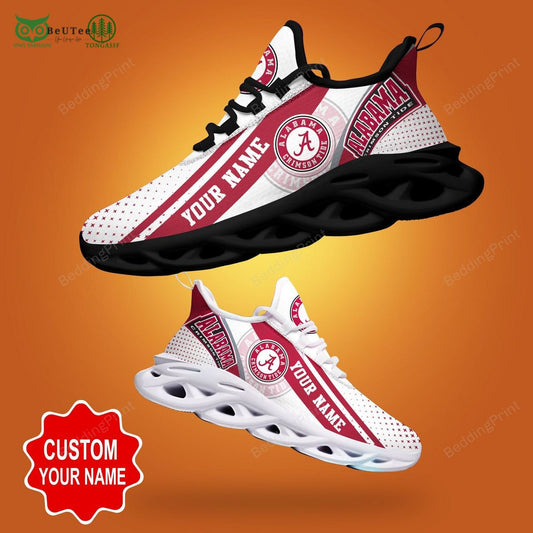Ideafootwear Alabama Crimson Tide Max Soul Shoes Sneakers For Men And Women