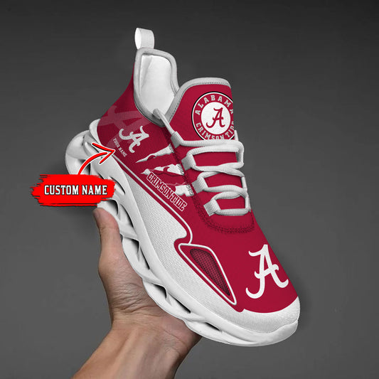 Ideafootwear Alabama Crimson Tide Max Soul Shoes Sneakers For Men And Women