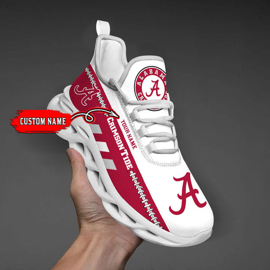 Ideafootwear Alabama Crimson Tide Max Soul Shoes Sneakers For Men And Women