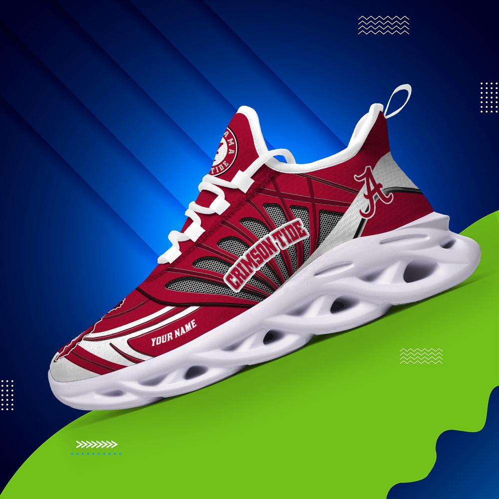 Ideafootwear Alabama Crimson Tide Max Soul Shoes Sneakers For Men And Women