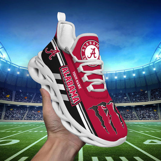 Ideafootwear Alabama Crimson Tide Max Soul Shoes Sneakers For Men And Women