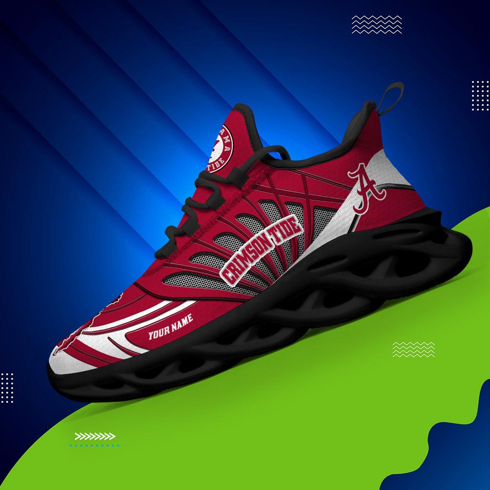Ideafootwear Alabama Crimson Tide Max Soul Shoes Sneakers For Men And Women