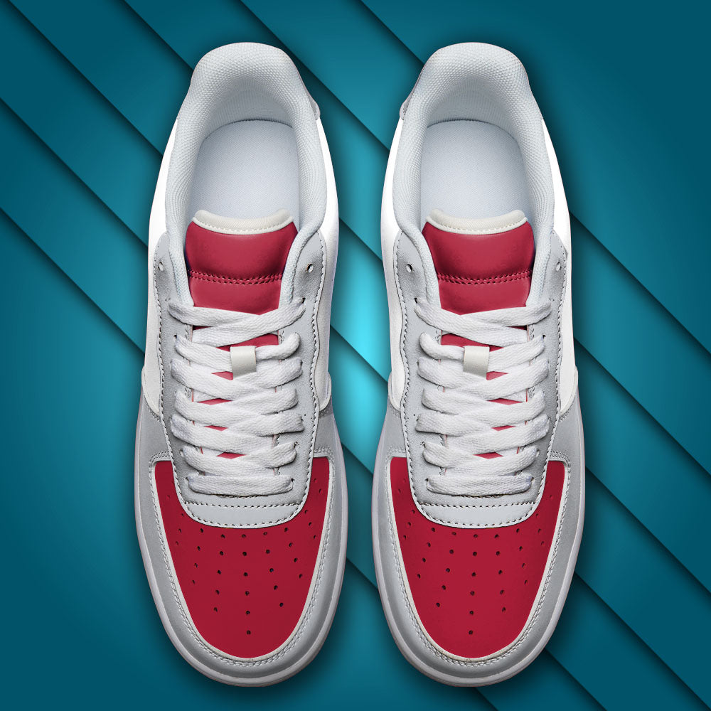 Ideafootwear Alabama Crimson Tide NCAA Air Low-Top Sneakers Shoes For Men And Women