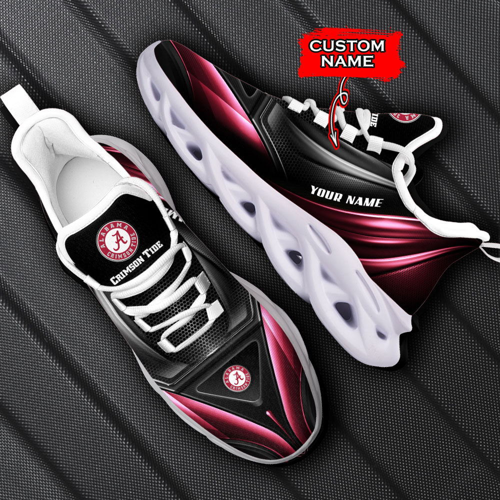 Ideafootwear Alabama Crimson Tide NCAA Max Soul Shoes Sneakers For Men And Women