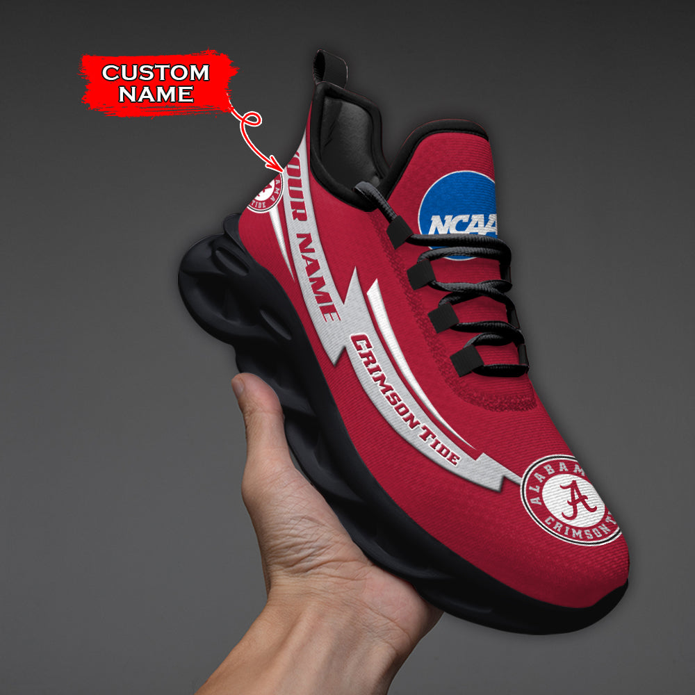 Ideafootwear Alabama Crimson Tide NCAA Max Soul Shoes Sneakers For Men And Women