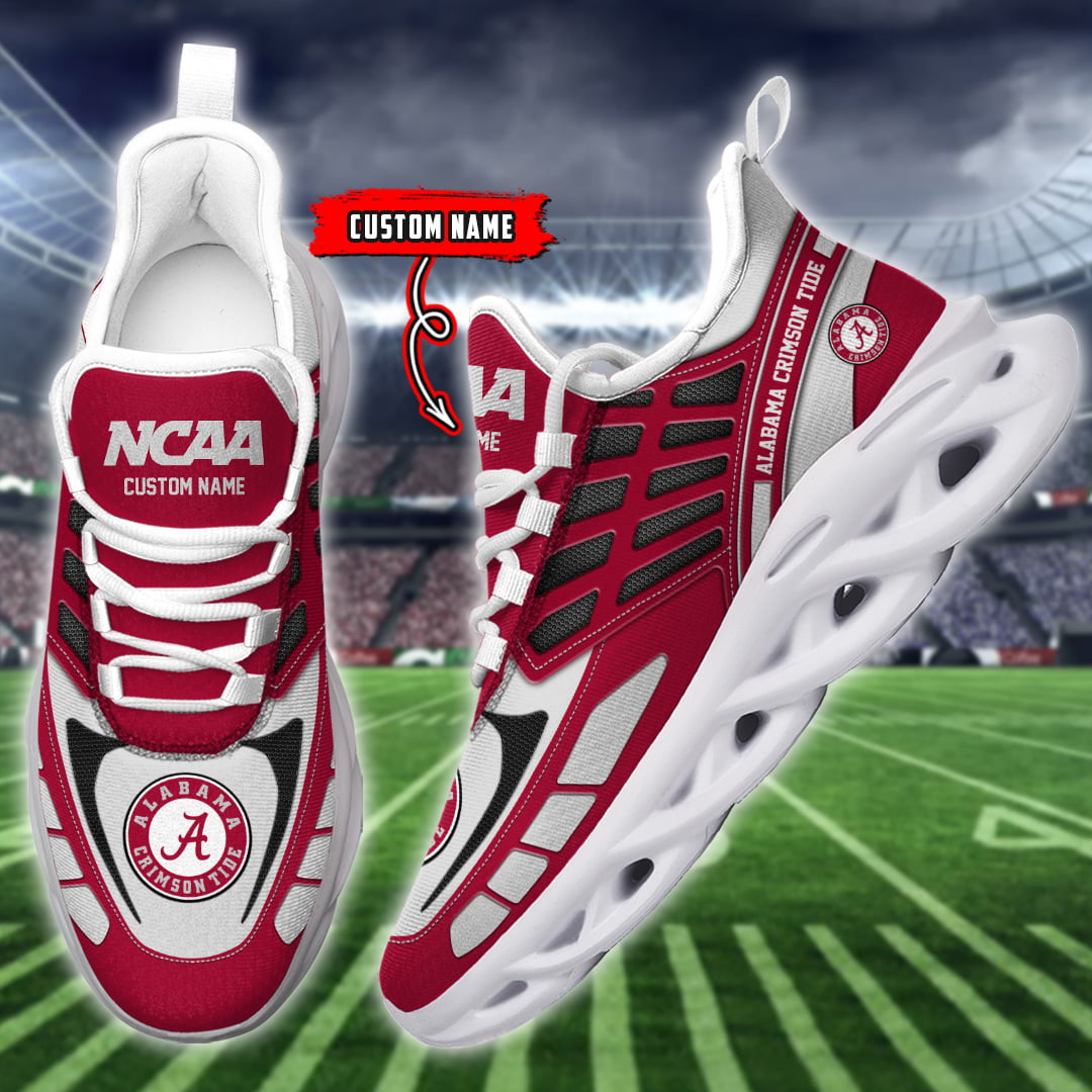 Ideafootwear Alabama Crimson Tide NCAA Max Soul Shoes Sneakers For Men And Women