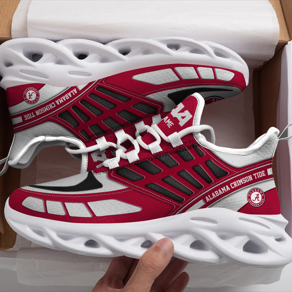 Ideafootwear Alabama Crimson Tide NCAA Max Soul Shoes Sneakers For Men And Women