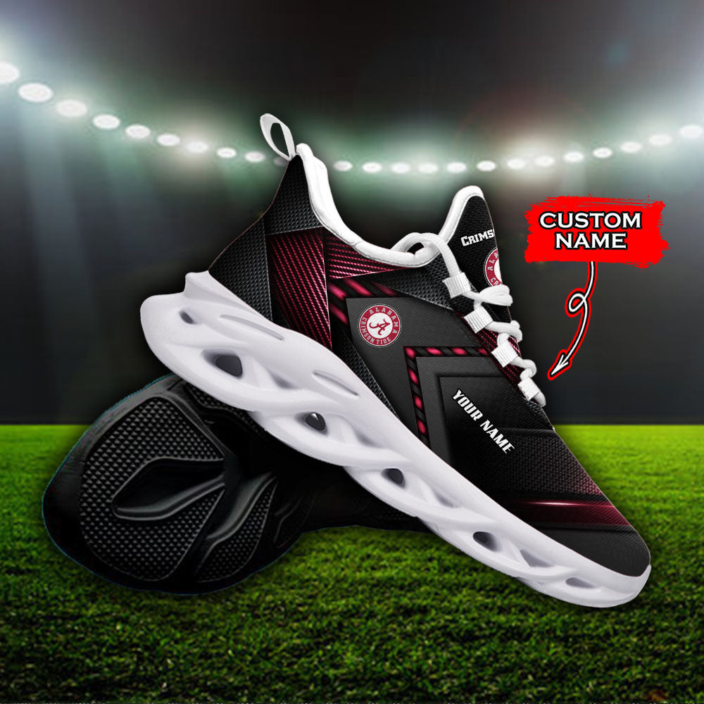 Ideafootwear Alabama Crimson Tide NCAA Max Soul Shoes Sneakers For Men And Women