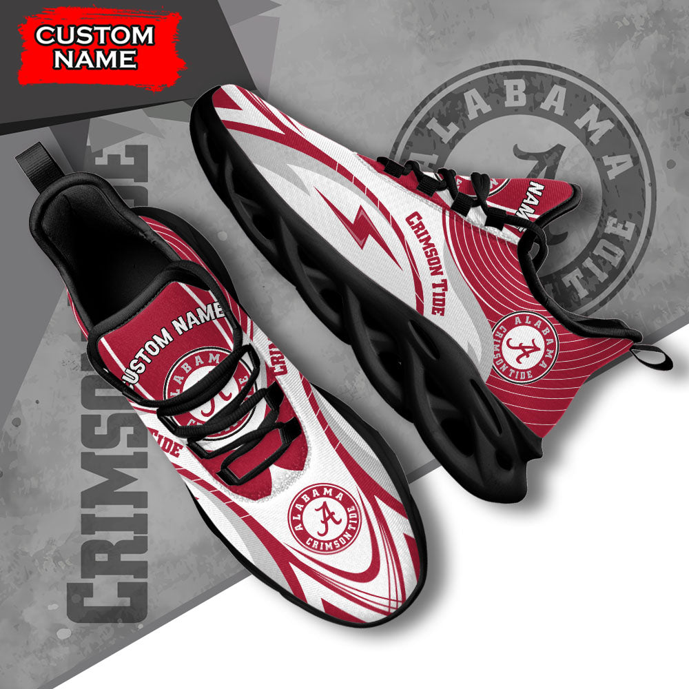 Ideafootwear Alabama Crimson Tide NCAA Max Soul Shoes Sneakers For Men And Women
