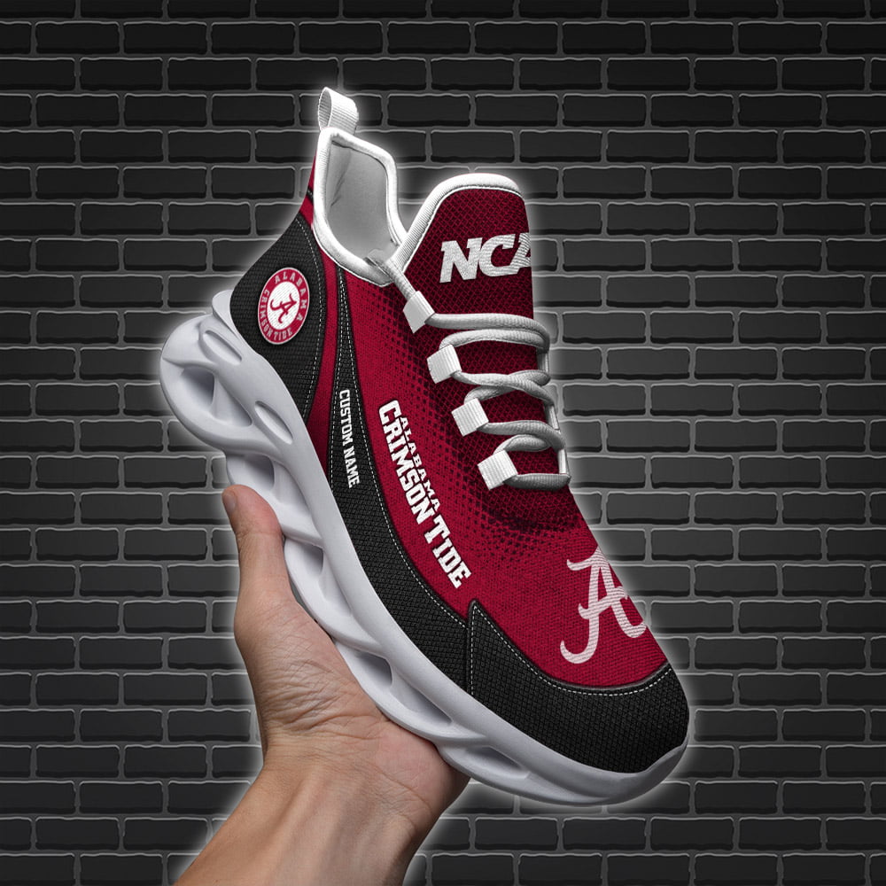 Ideafootwear Alabama Crimson Tide NCAA Max Soul Shoes Sneakers For Men And Women