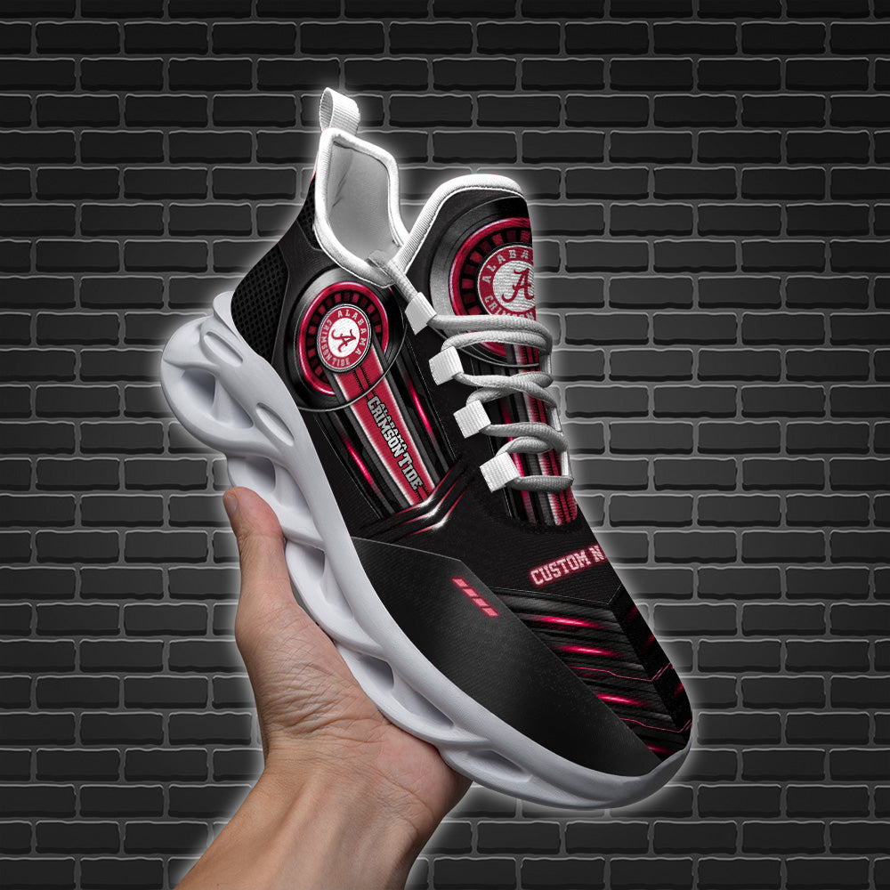 Ideafootwear Alabama Crimson Tide NCAA Max Soul Shoes Sneakers For Men And Women