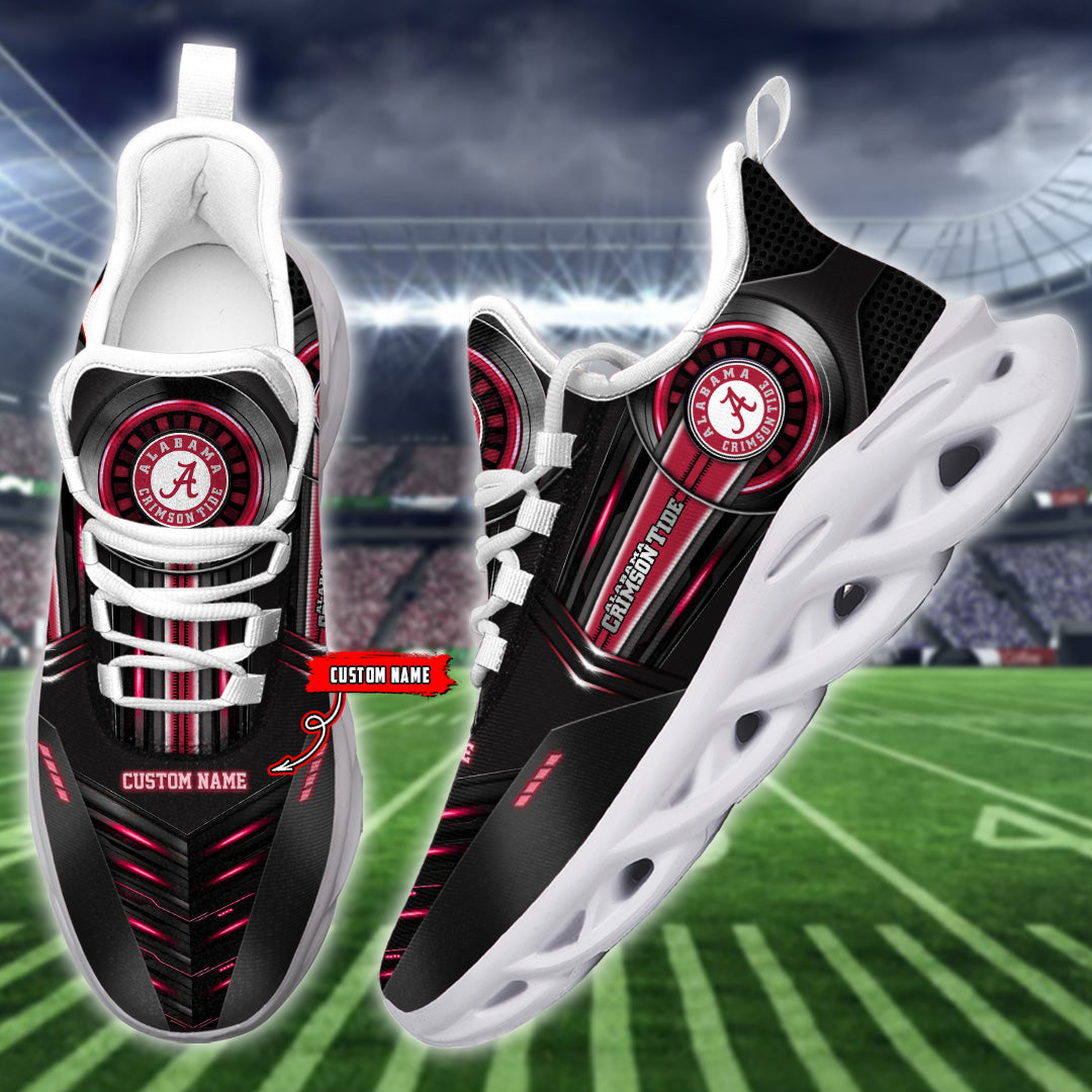 Ideafootwear Alabama Crimson Tide NCAA Max Soul Shoes Sneakers For Men And Women