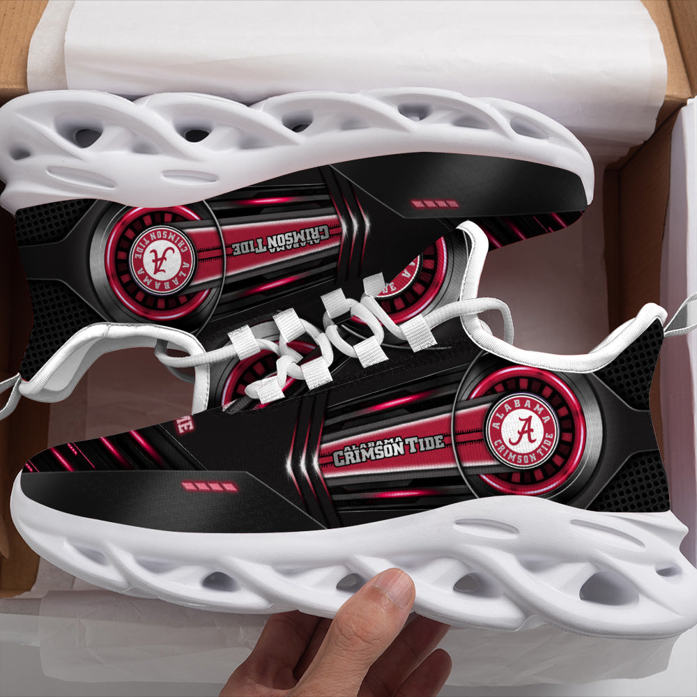 Ideafootwear Alabama Crimson Tide NCAA Max Soul Shoes Sneakers For Men And Women
