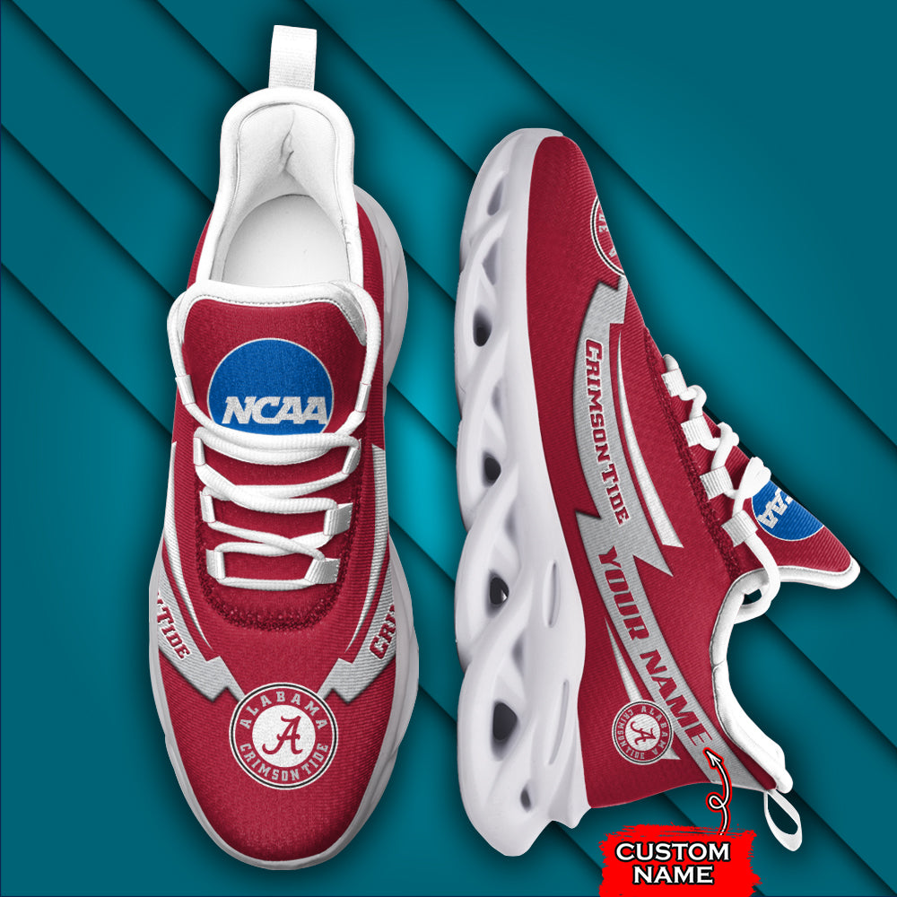 Ideafootwear Alabama Crimson Tide NCAA Max Soul Shoes Sneakers For Men And Women