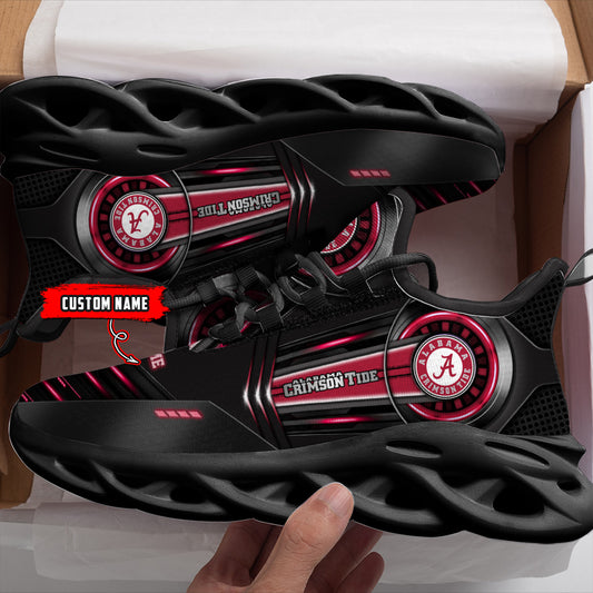 Ideafootwear Alabama Crimson Tide NCAA Max Soul Shoes Sneakers For Men And Women