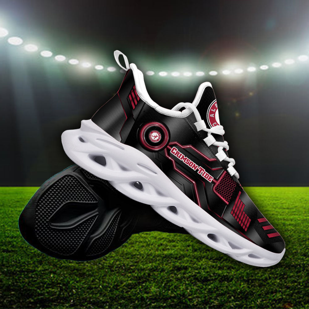 Ideafootwear Alabama Crimson Tide NCAA Max Soul Shoes Sneakers For Men And Women