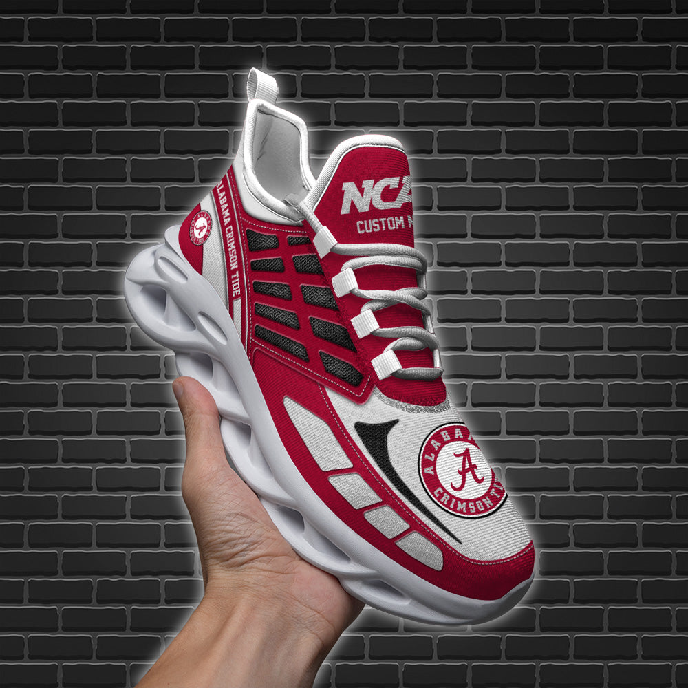 Ideafootwear Alabama Crimson Tide NCAA Max Soul Shoes Sneakers For Men And Women