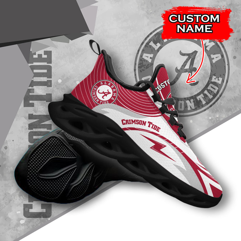Ideafootwear Alabama Crimson Tide NCAA Max Soul Shoes Sneakers For Men And Women