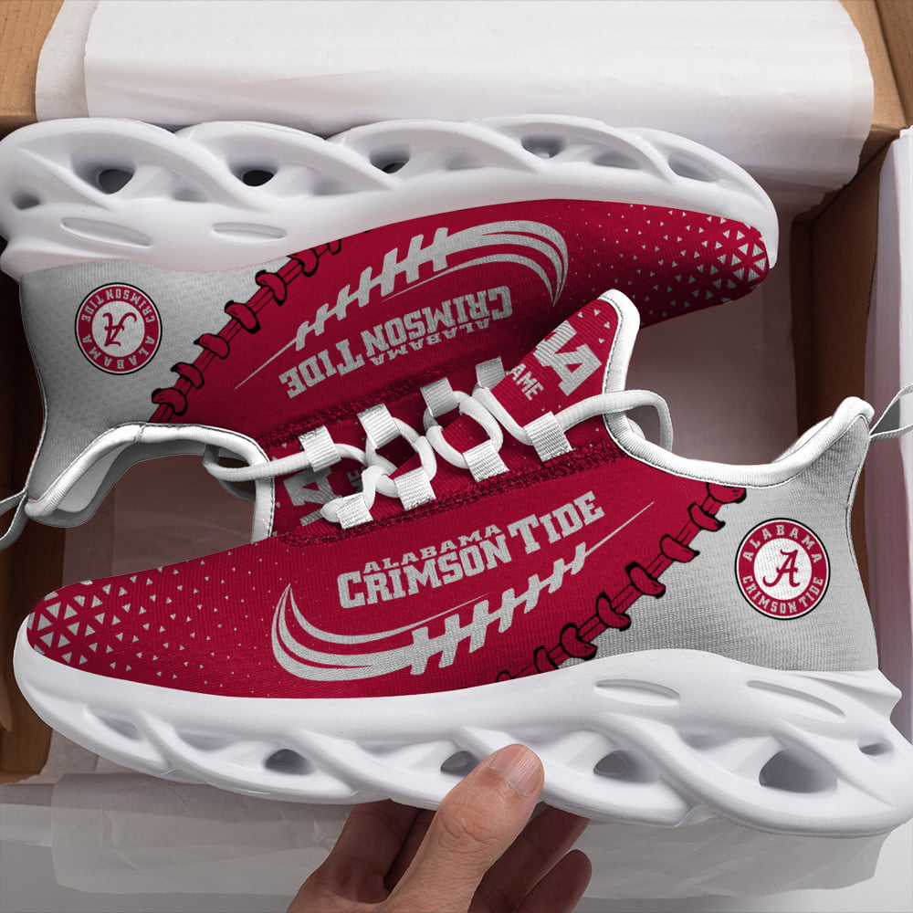 Ideafootwear Alabama Crimson Tide NCAA Max Soul Shoes Sneakers For Men And Women